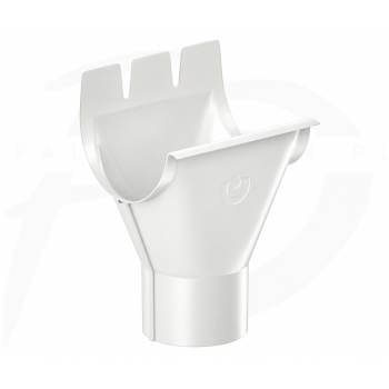KROP STAL – Lej spustowy 130/100 – biały RAL 9010